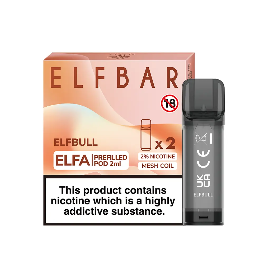 Elfbar Elfa Einweg Pod - Elfstorm (Elfergy) - 20mg Nikotinsalz 2ml Elfbar Elfa Einweg Pod - Elfstorm (Elfergy) - 20mg Nikotinsalz 2ml