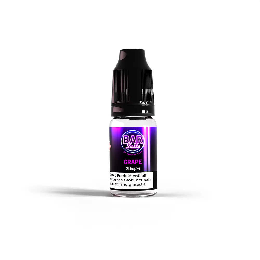 Bar Salts Grape 10ml Nic Salt Liquid by Vampire Vape 20mg 