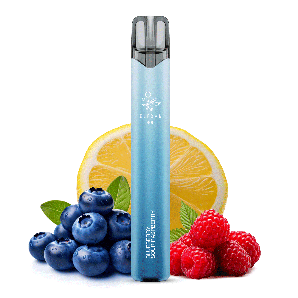 Elfbar 800 Einweg E-Zigarette - Blueberry Sour Raspberry - 20mg  C