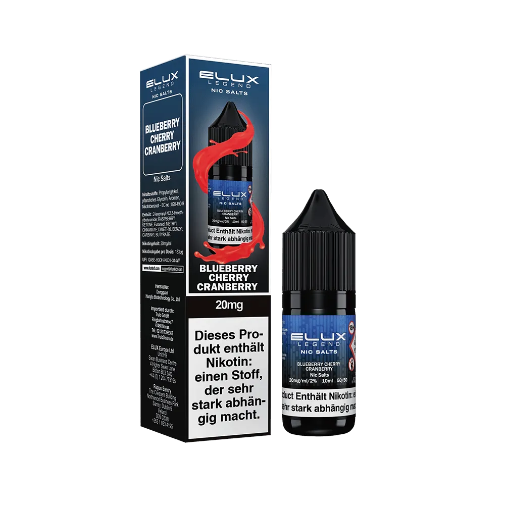 Elux - Blueberry Cherry Cranberry 10ml Nikotinsalz Liquid