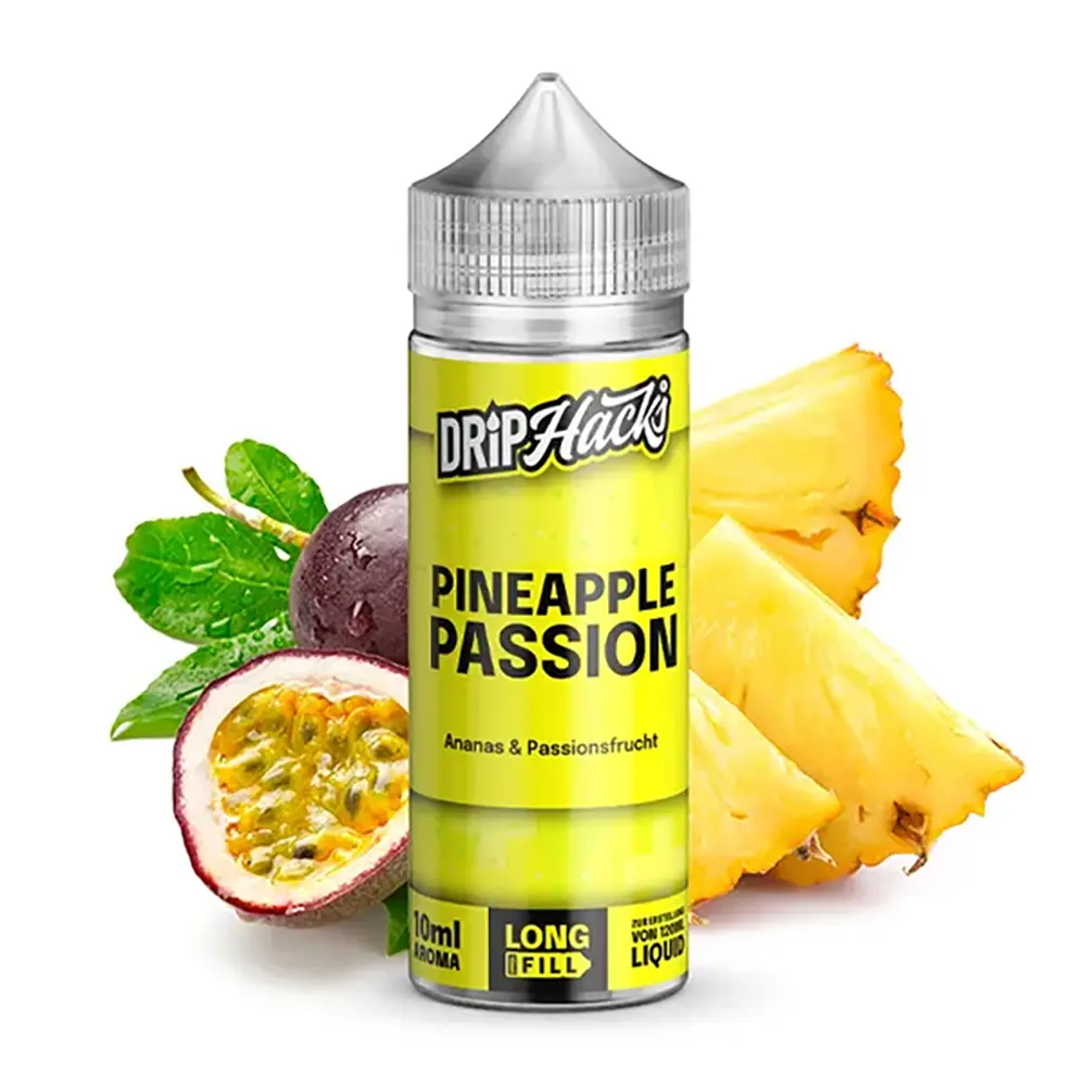 Drip Hacks Pineapple Passion 10ml in 120ml Flasche 