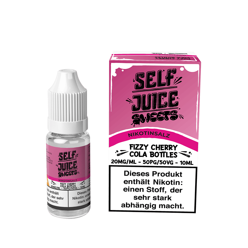 Self Juice Nikotinsalz - Fizzy Cherry Cola Bottles - 10ml Liquid 20mg 