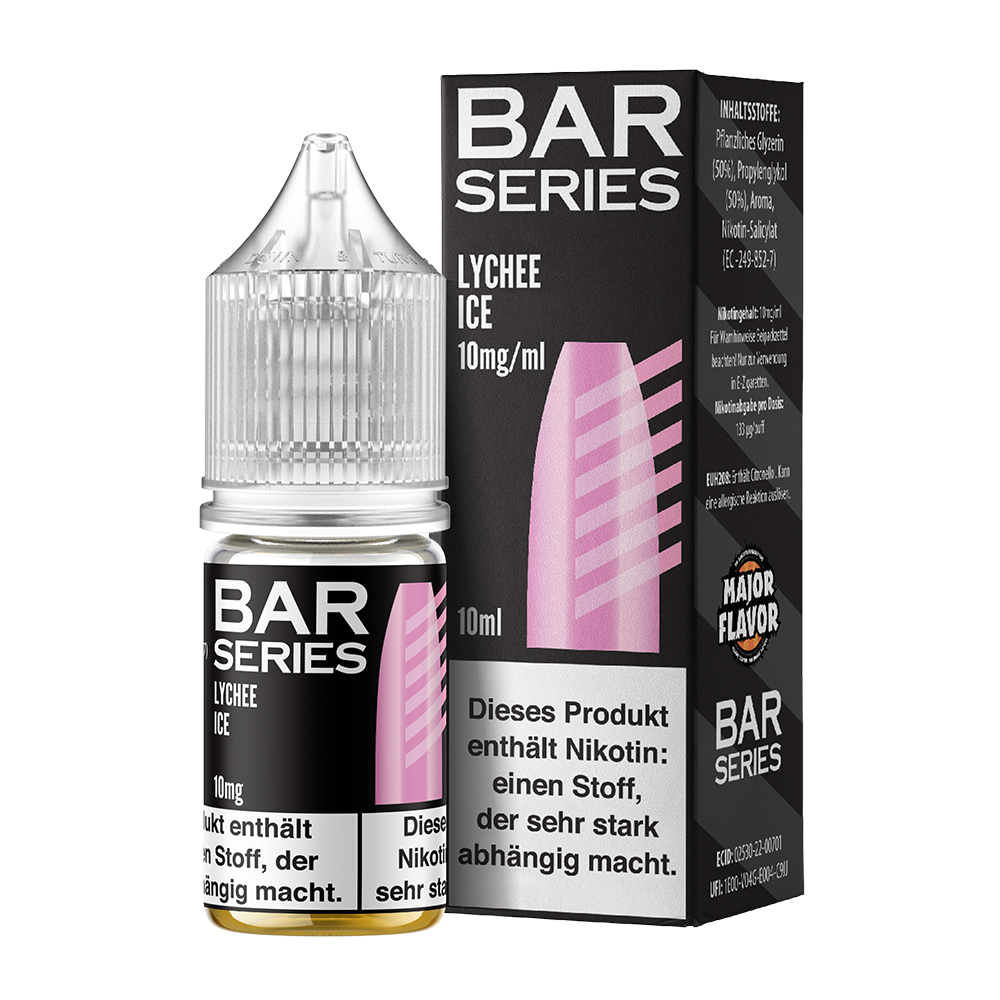 Bar Series Nikotinsalz - Lychee Ice - Liquid 10ml 10mg 