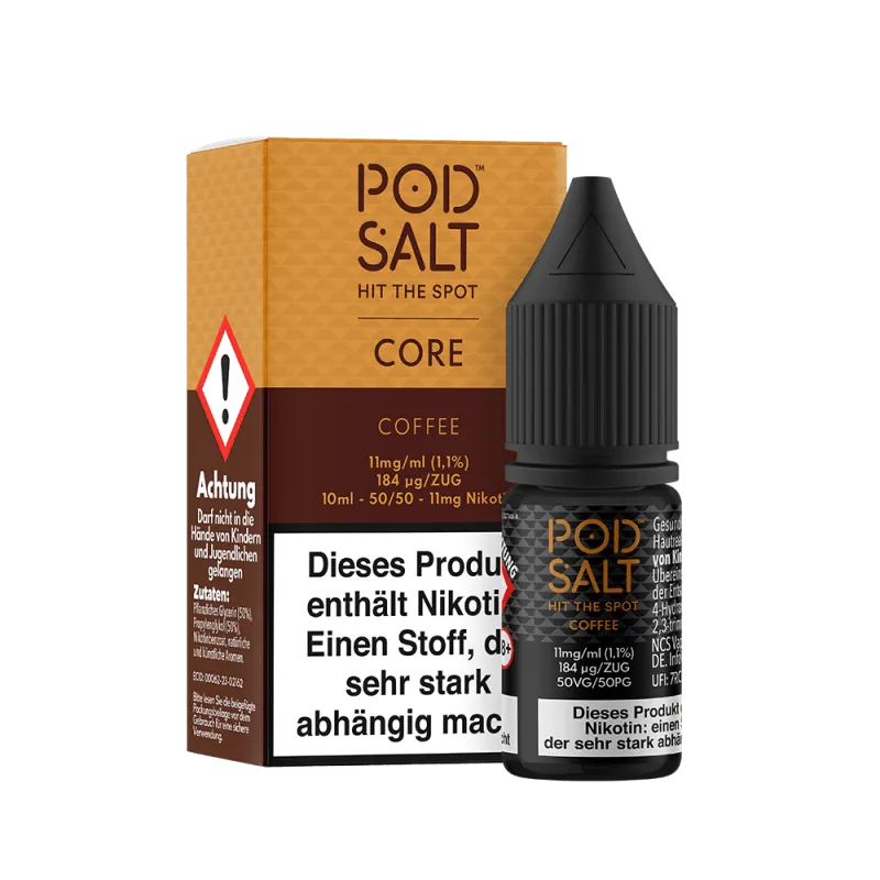 Pod Salt Core - Coffee 10ml Nikotinsalz Liquid