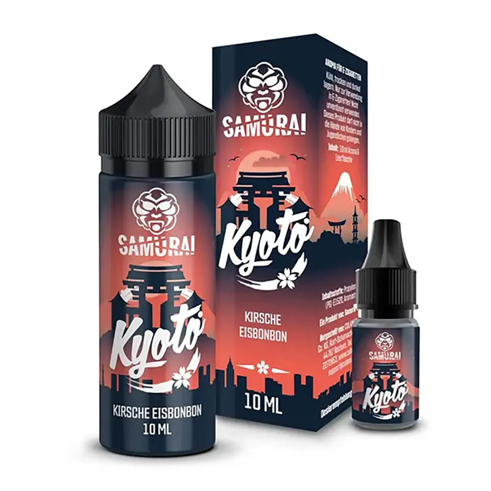 Samurai Kyoto 10ml Aroma in 120ml Chubby Samurai Kyoto 10ml Aroma in 120ml Chubby