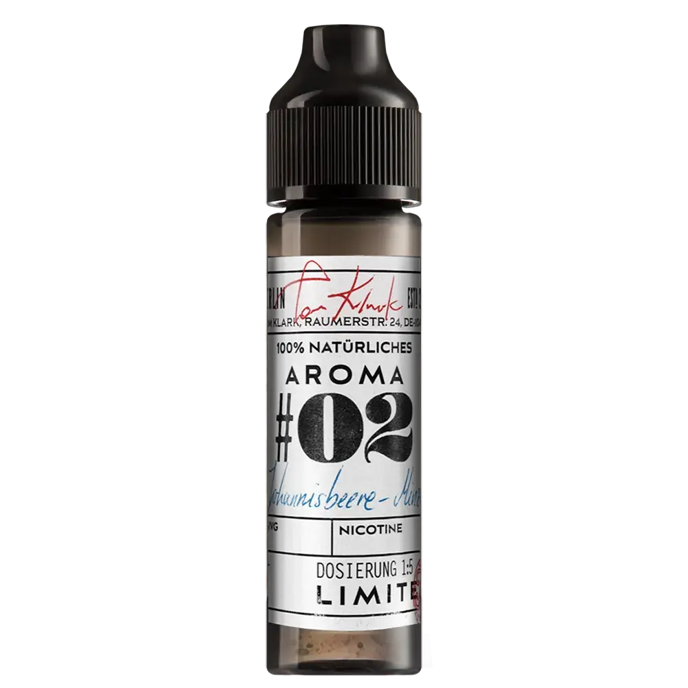 Tom Klark #2 Johannisbeere-Minz 10ml Aroma in 60ml Flasche Tom Klark #2 Johannisbeere-Minz 10ml Aroma in 60ml Flasche