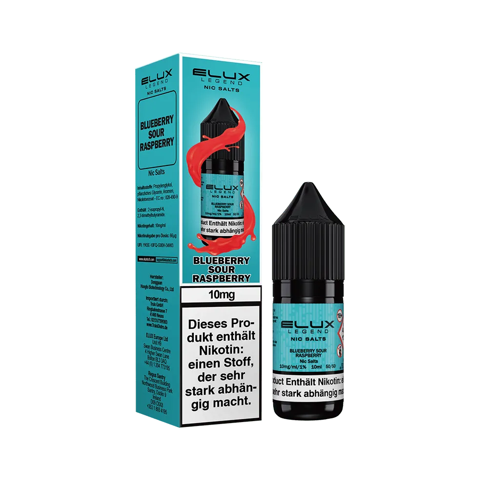 Elux - Blueberry Sour Raspberry 10ml Nikotinsalz Liquid