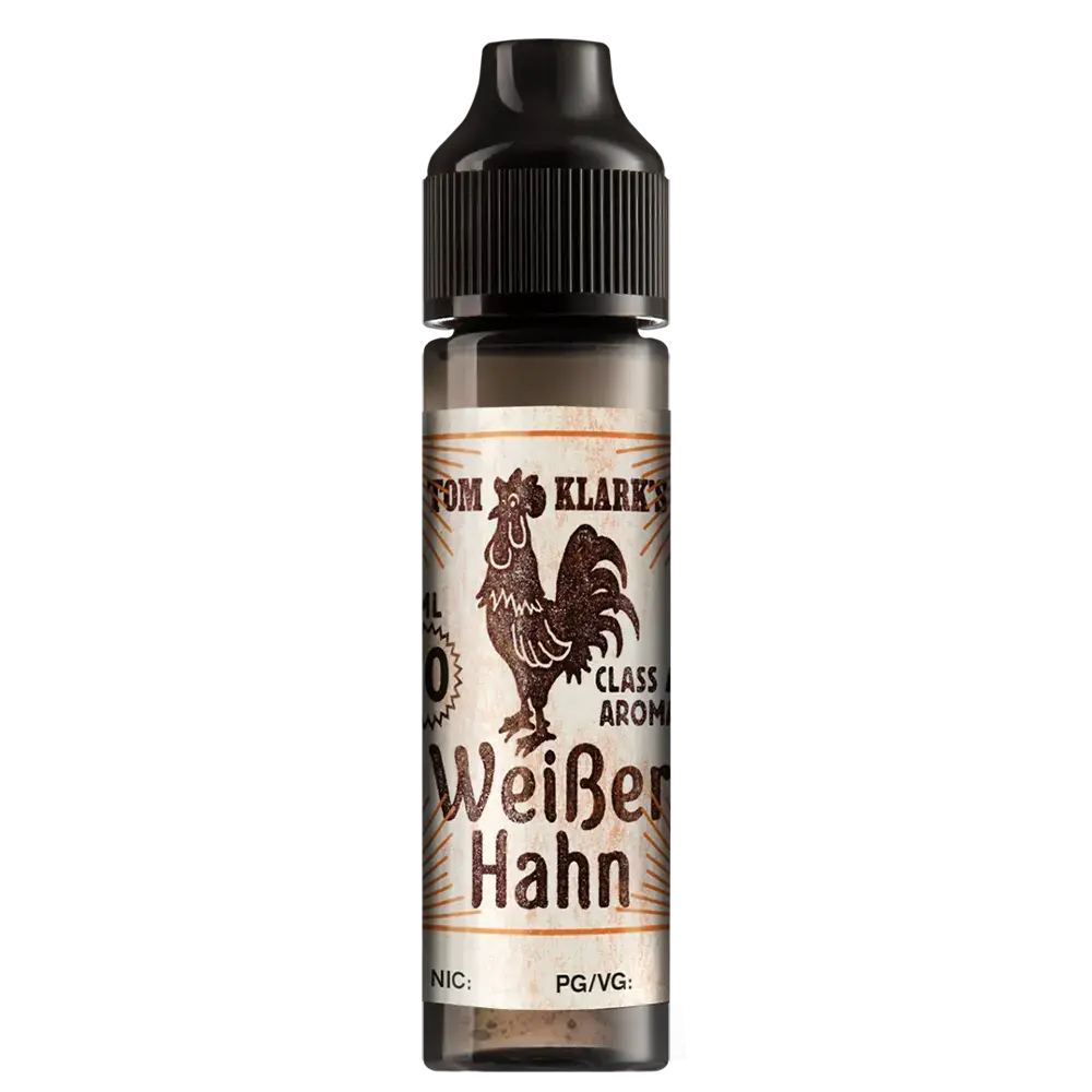Tom Klark Weißer Hahn 10ml Aroma in 60ml Flasche Tom Klark Weißer Hahn 10ml Aroma in 60ml Flasche
