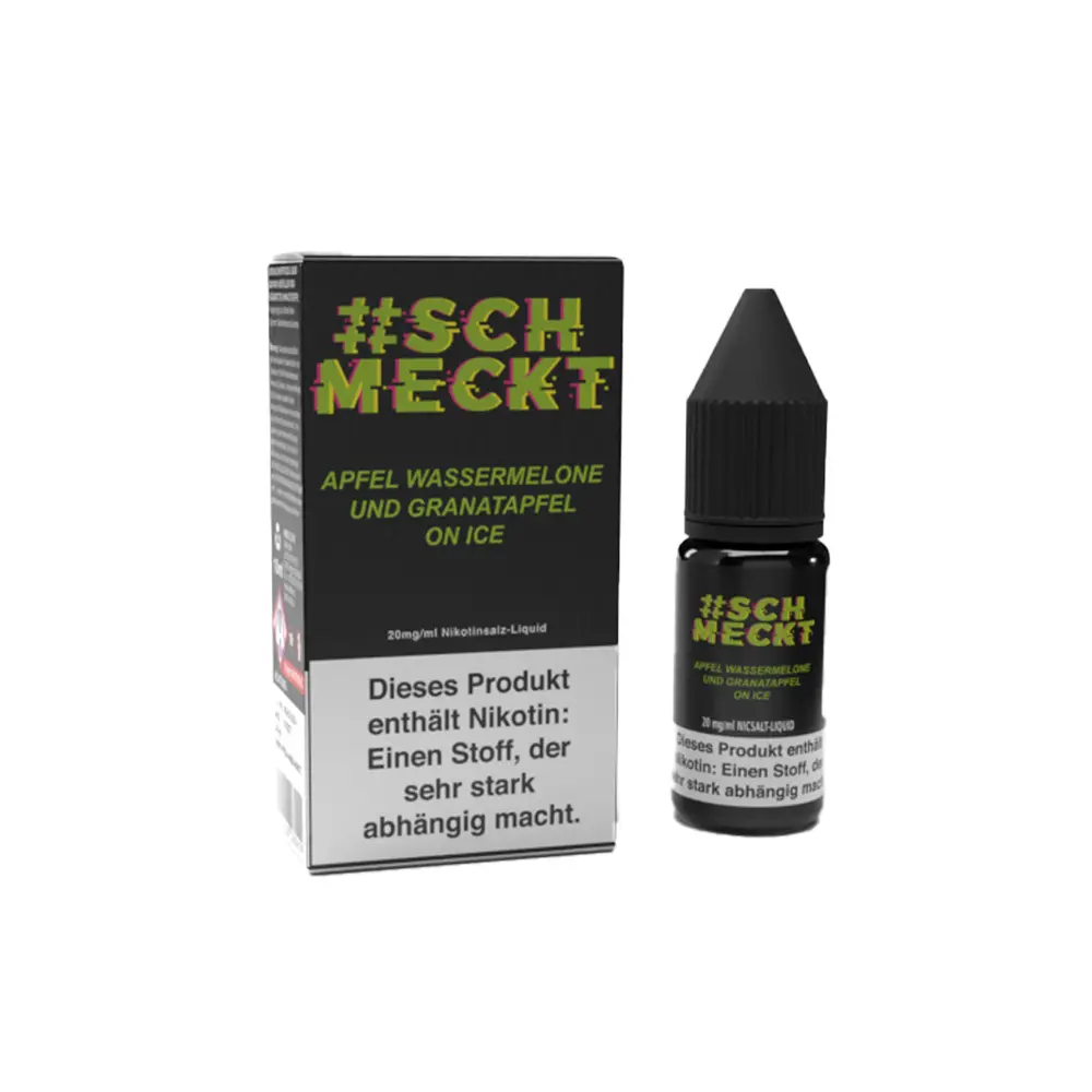 #Schmeckt Nikotinsalz - Apfel Wassermelone Granatapfel Ice - Liquid 20mg #Schmeckt Nikotinsalz - Apfel Wassermelone Granatapfel Ice - Liquid 20mg
