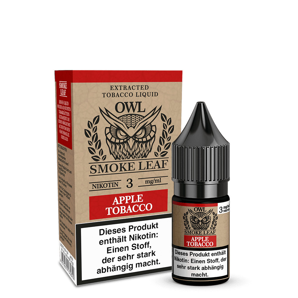 OWL Smoke Leaf Liquid - Apple Tobacco - 10ml 3mg  C