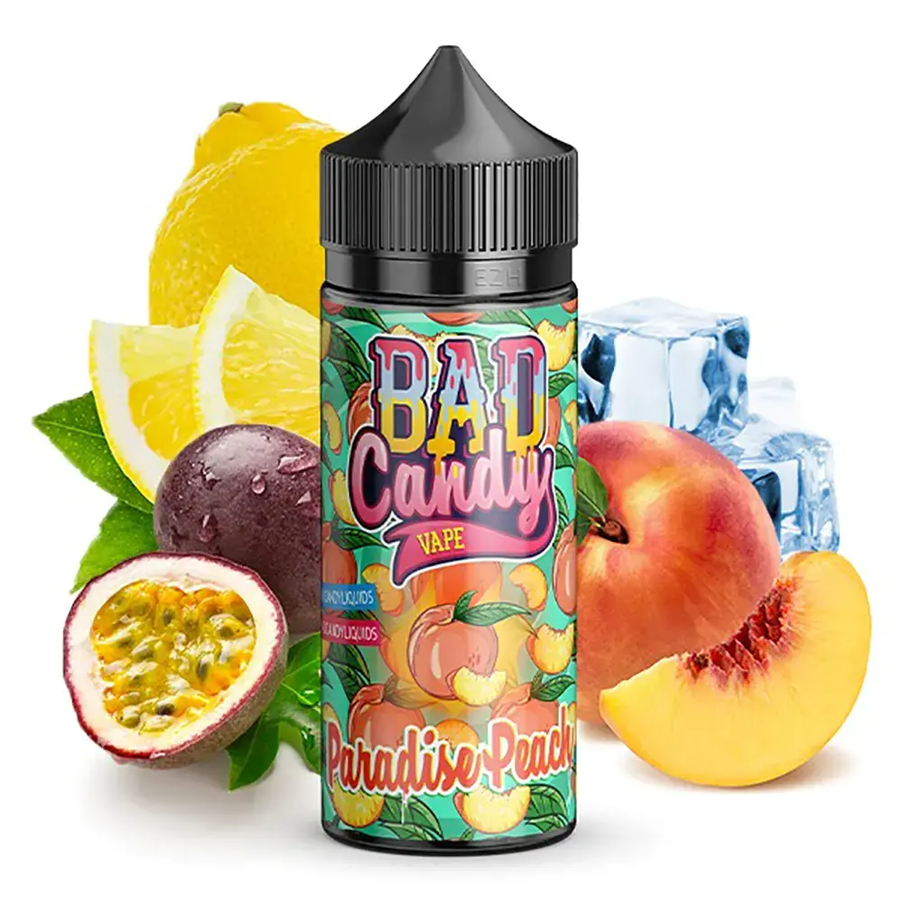 Bad Candy Paradise Peach Aroma 10ml in 120ml Flasche 