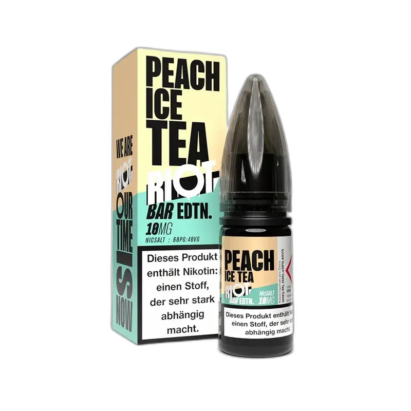 Riot Squad Nikotinsalz - Peach Ice Tea - Liquid 10mg 10ml Riot Squad Nikotinsalz - Peach Ice Tea - Liquid 10mg 10ml