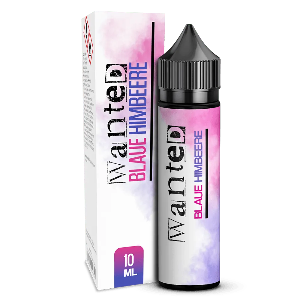Wanted - Blaue Himbeere 10ml Aroma Longfill