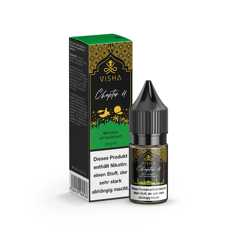 VISHA Nikotinsalz - Chapter 4 - 10ml Liquid 20mg VISHA Nikotinsalz - Chapter 4 - 10ml Liquid 20mg