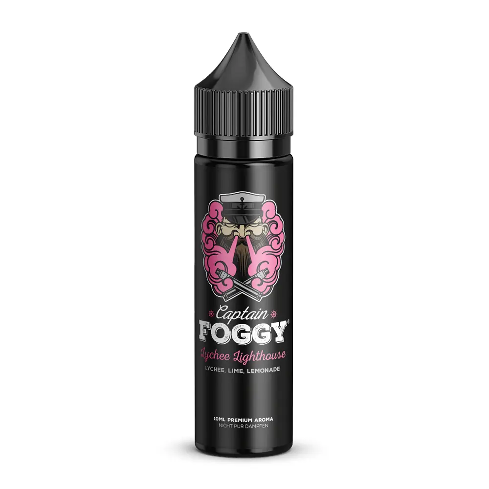 Captain Foggy Longfill - Lychee Lighthouse - 10ml Aroma in 60ml Flasche 