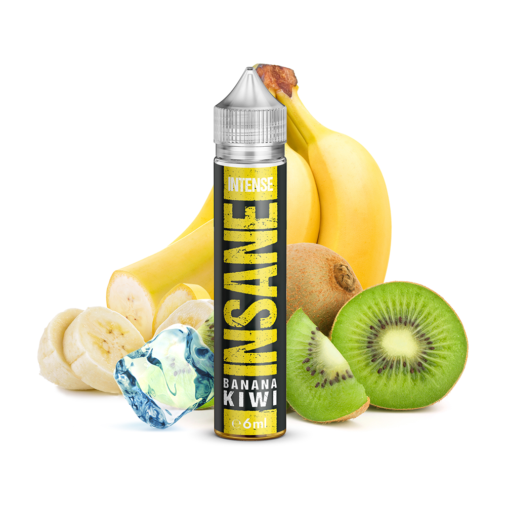 Insane Longfill - Banana Kiwi - 10ml Aroma in 75ml Flasche C Insane Longfill - Banana Kiwi - 10ml Aroma in 75ml Flasche C