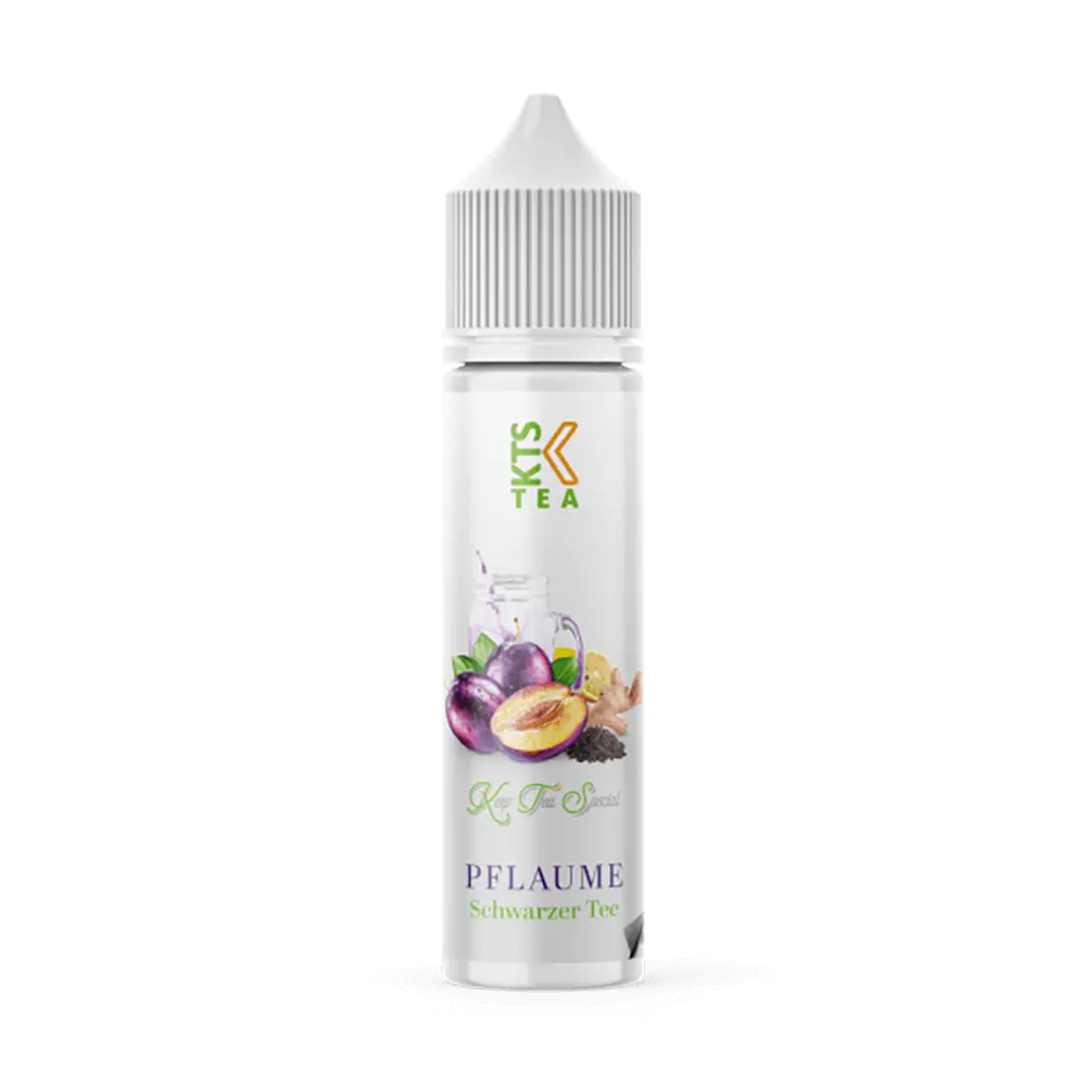 KTS Tea Line Pflaume Schwarzer Tee Aroma Longfill 10ml in 60ml Flasche KTS Tea Line Pflaume Schwarzer Tee Aroma Longfill 10ml in 60ml Flasche