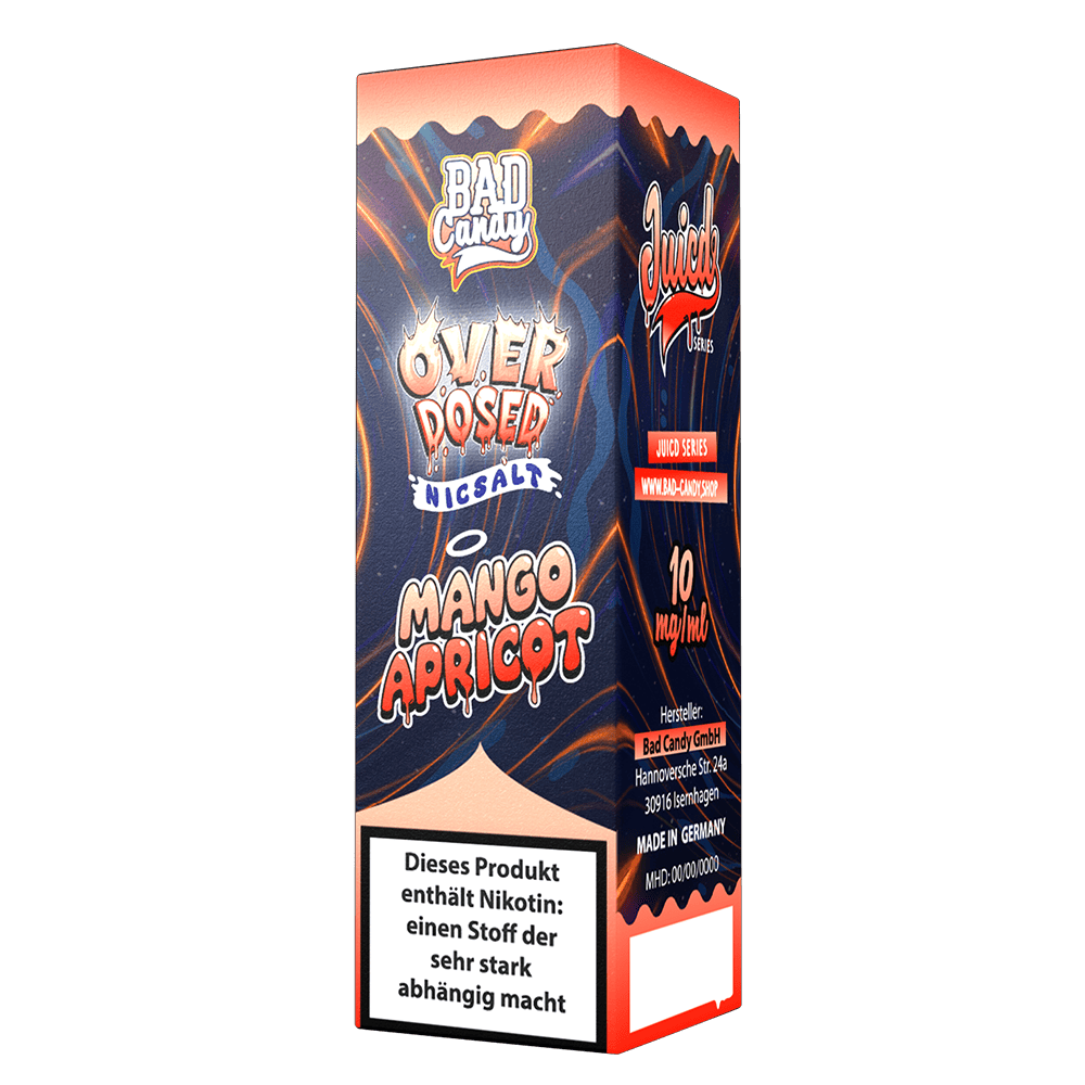 Bad Candy Nikotinsalz - Mango Apricot - Overdosed 10ml Liquid 20mg 