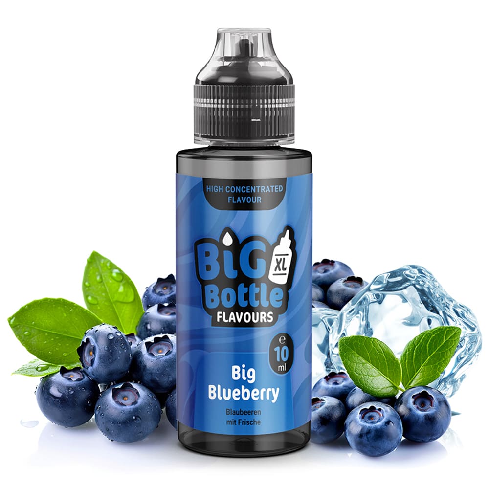 Big Bottle Flavours Aroma - Big Blueberry - 10ml in 120ml Flasche 