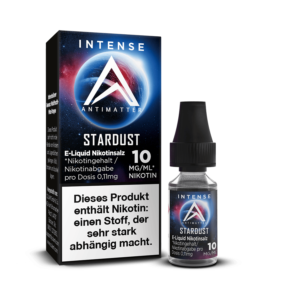 Antimatter Intense Nikotinsalz - Stardust - 10mg 10ml Liquid 