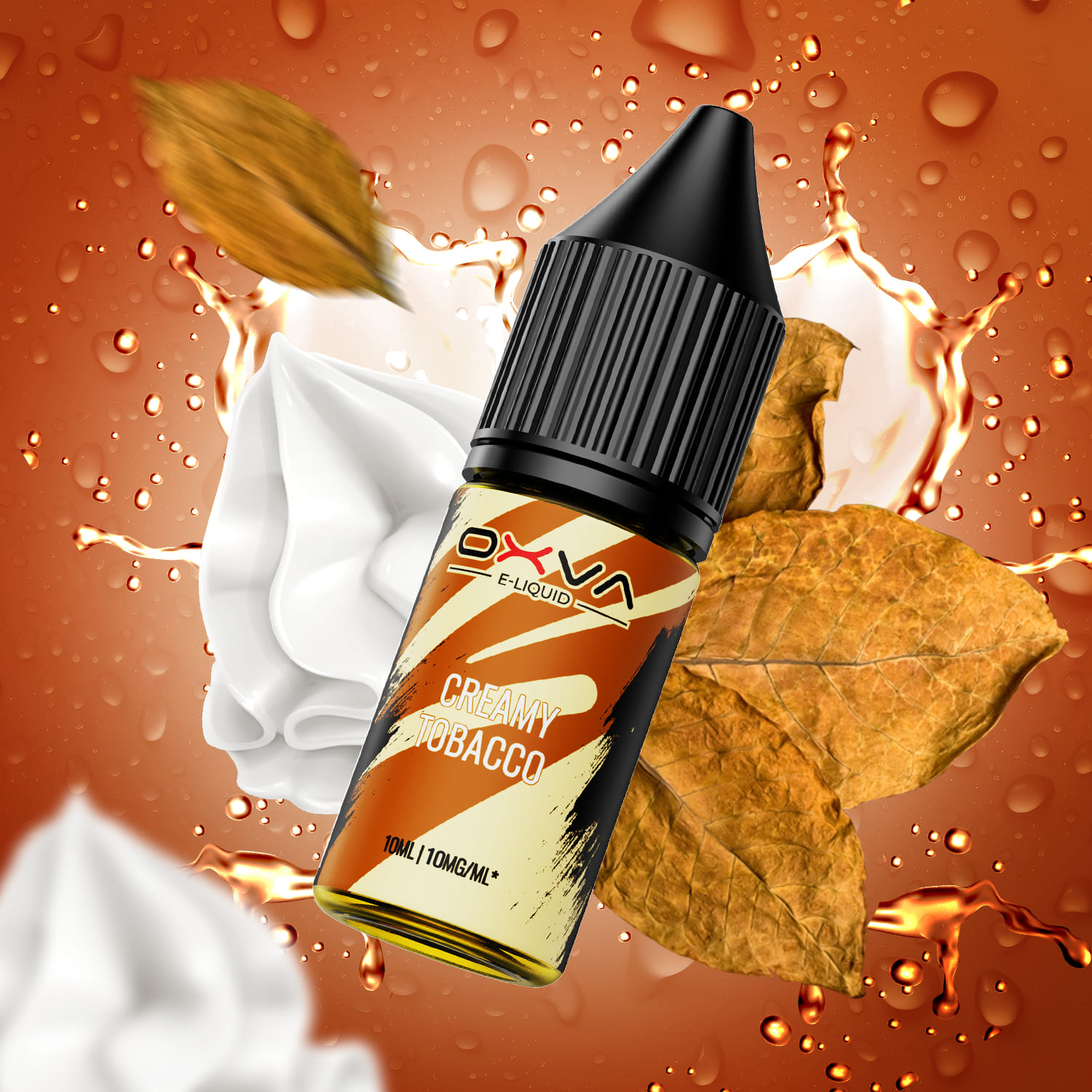 Oxva E-Liquid Nikotinsalz - Creamy Tobacco - 10ml Liquid 10mg 