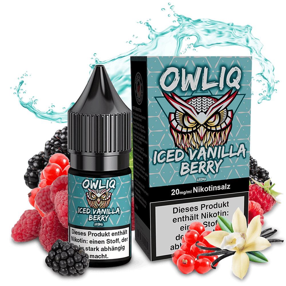 OWLIQ Nikotinsalz - Iced Vanilla Berry - 10ml Liquid 20mg  C