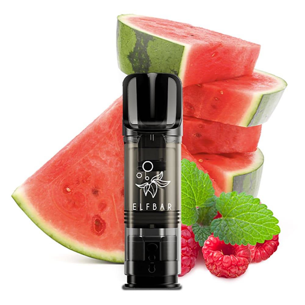 2x Elfbar Elfa Einweg Pod - Raspberry Watermelon - 20mg Nikotinsalz 2ml 2x Elfbar Elfa Einweg Pod - Raspberry Watermelon - 20mg Nikotinsalz 2ml