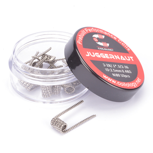 Coilology Juggernaut 0,48Ohm Nichrome (10Stk./VE)