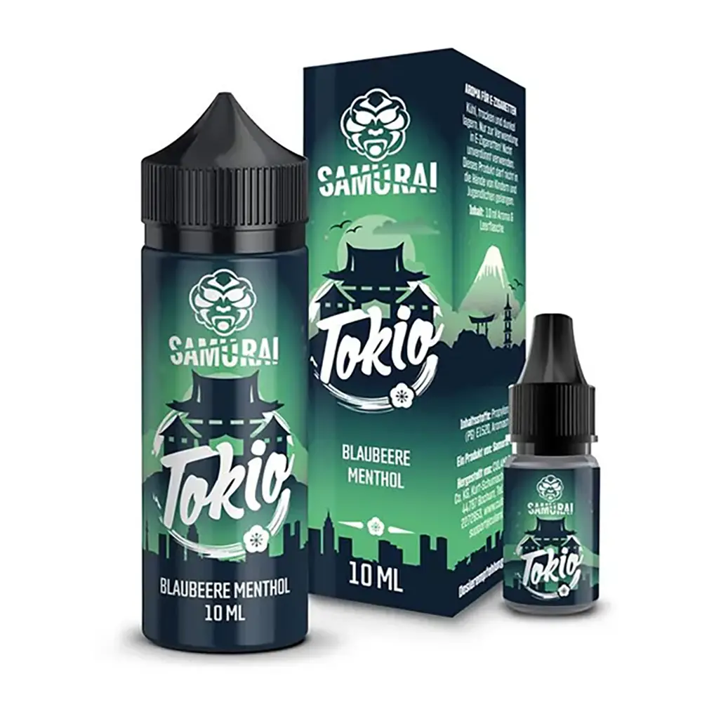Samurai Tokio 10ml Aroma in 120ml Chubby Samurai Tokio 10ml Aroma in 120ml Chubby