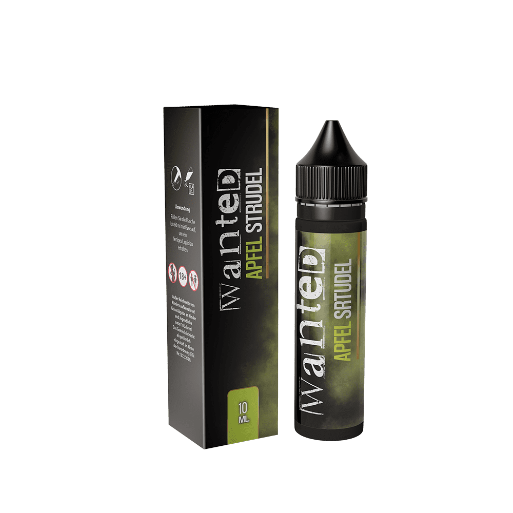 Wanted Aroma Longfill - Apfelstrudel - 10ml in 60ml Flasche 