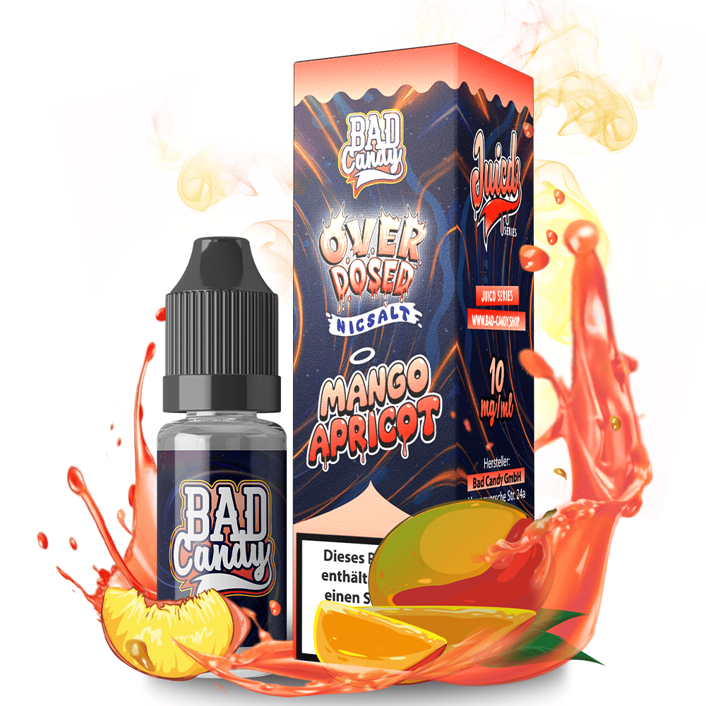Bad Candy Nikotinsalz - Mango Apricot - Overdosed 10ml Liquid 20mg 