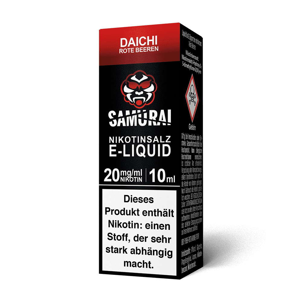 Samurai Nikotinsalz - Daichi Rote Beeren - Liquid 20mg 10ml 