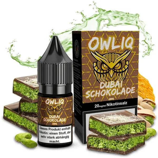 OWLIQ - Dubai Schokolade 10ml Nikotinsalz Liquid