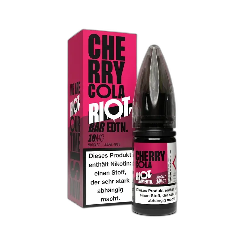 Riot Squad Nikotinsalz - Cherry Cola - Liquid 10mg 10ml Riot Squad Nikotinsalz - Cherry Cola - Liquid 10mg 10ml
