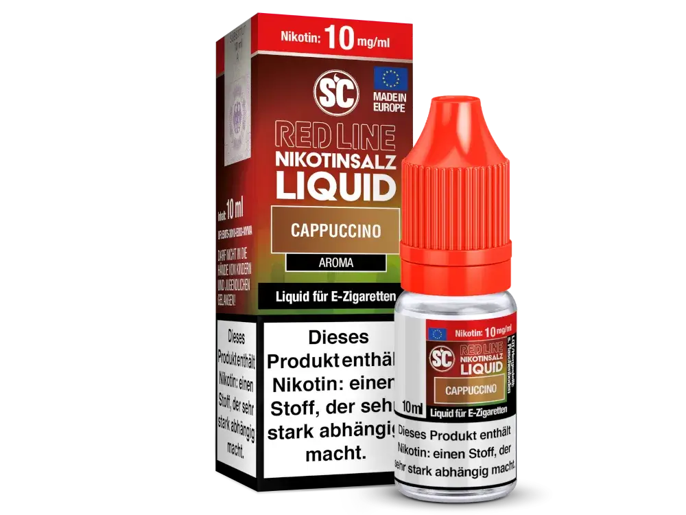 SC Red Line - Cappuccino 10ml Nikotinsalz Liquid