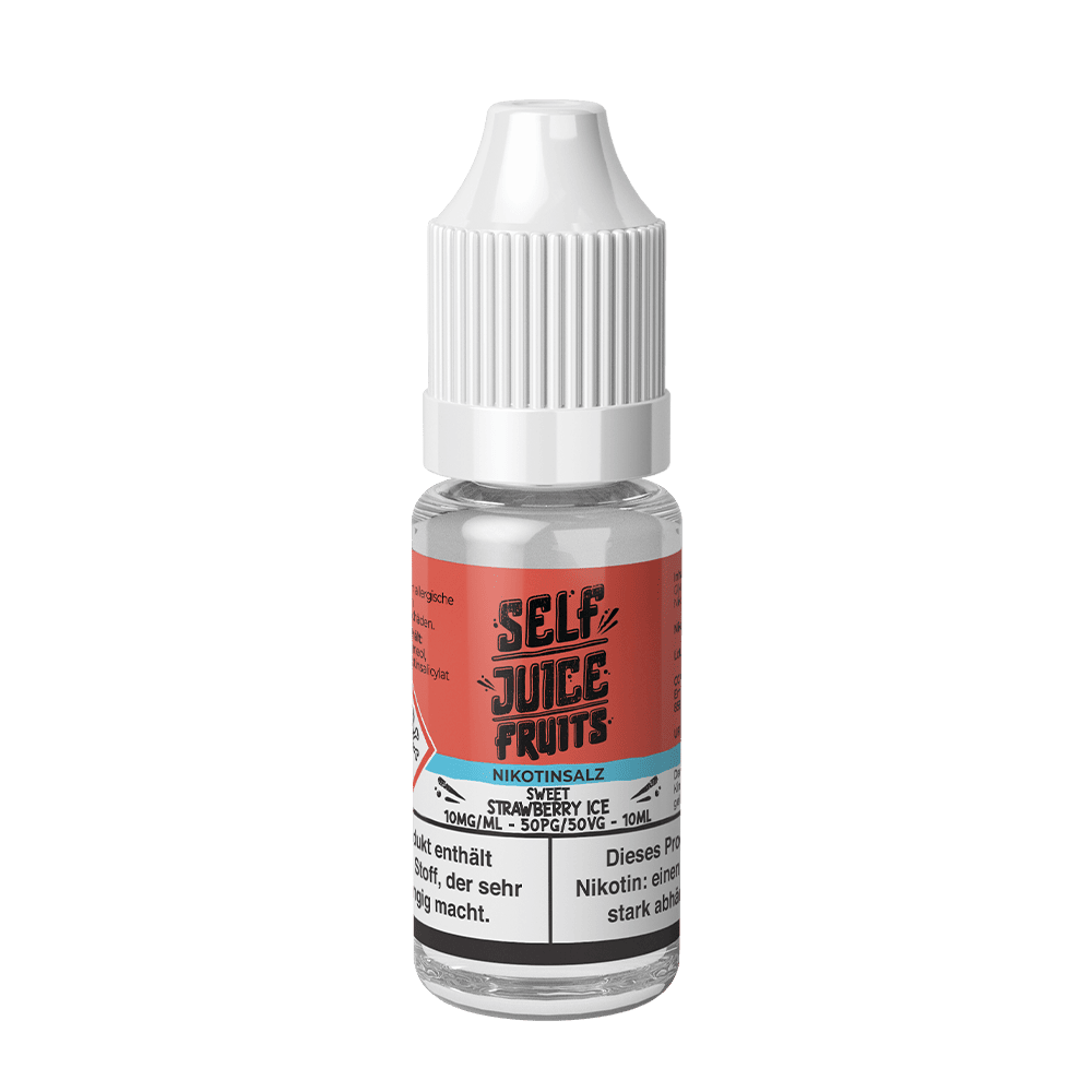 Self Juice Nikotinsalz - Sweet Strawberry Ice - 10ml Liquid 10mg 