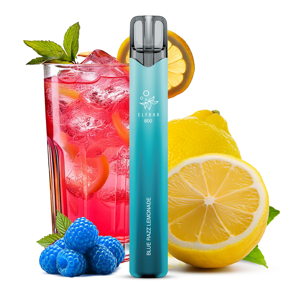 Elfbar 800 Einweg E-Zigarette - Blue Razz Lemonade - 0mg C Elfbar 800 Einweg E-Zigarette - Blue Razz Lemonade - 0mg C