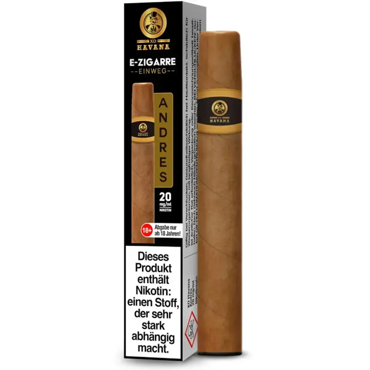 XO Havana Cigar Vape Andres 20mg