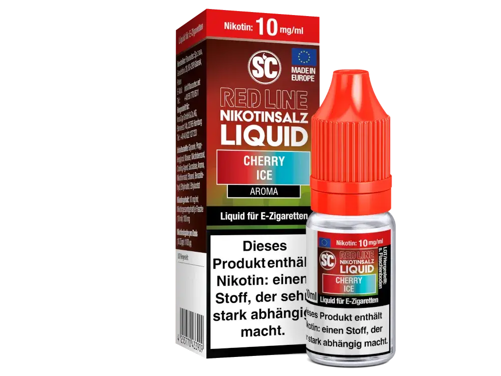 SC Red Line - Cherry Ice 10ml Nikotinsalz Liquid