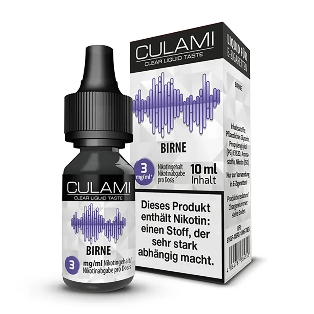 Culami Liquid - Birne - 3mg Culami Liquid - Birne - 3mg