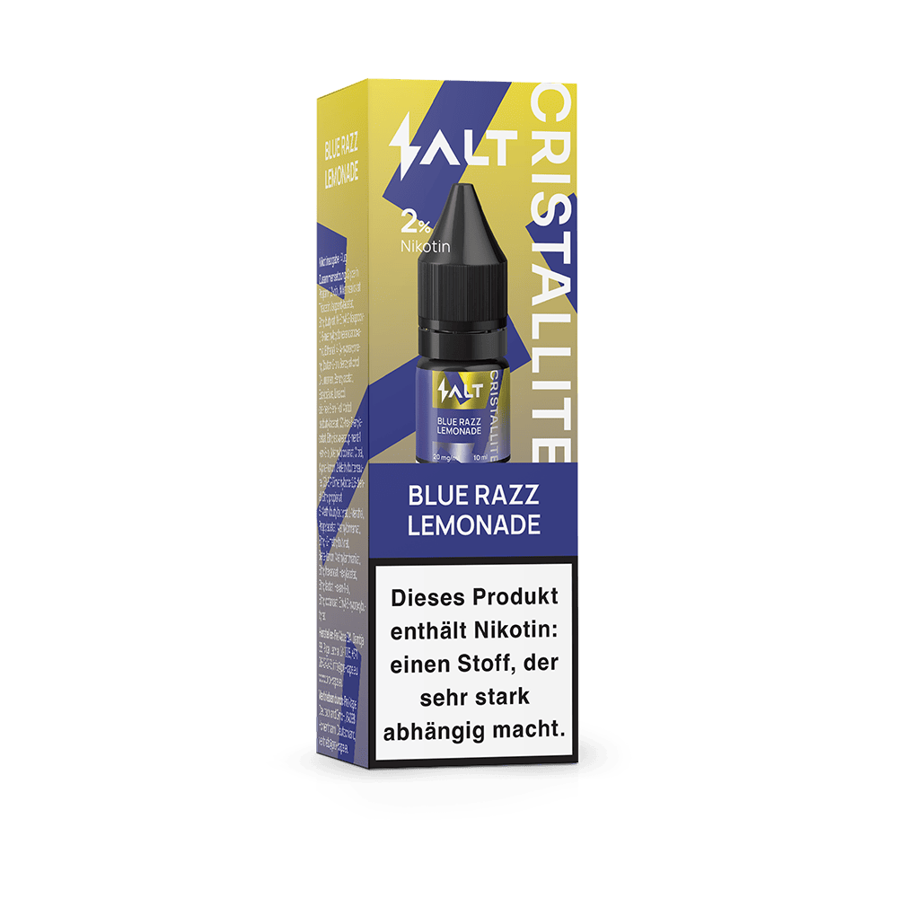 SALT Cristallite Nikotinsalz - Blue Razz Lemonade - 10ml Liquid 20mg  C