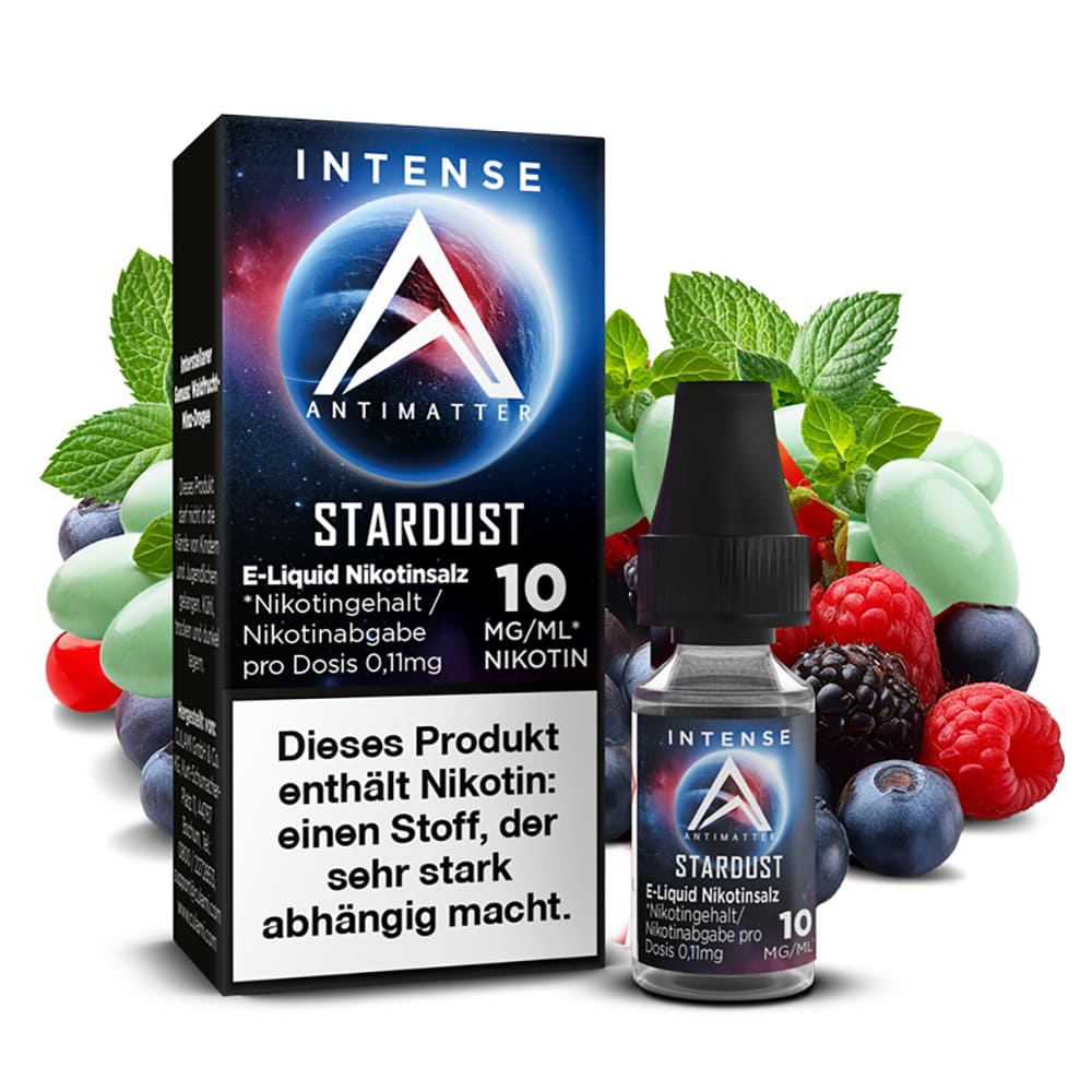 Antimatter Intense Nikotinsalz - Stardust - 10mg 10ml Liquid 