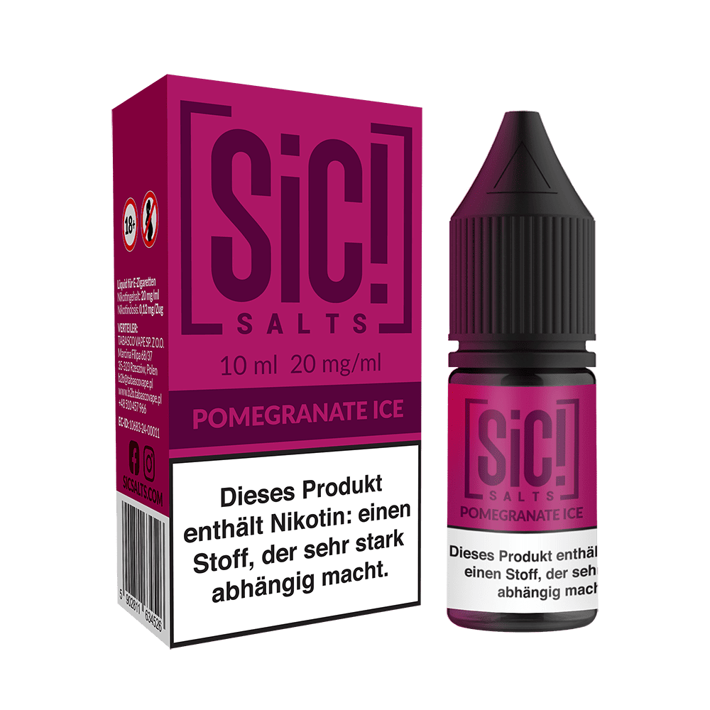 SIC Nikotinsalz - Pomegranate Ice -10ml Liquid 20mg 