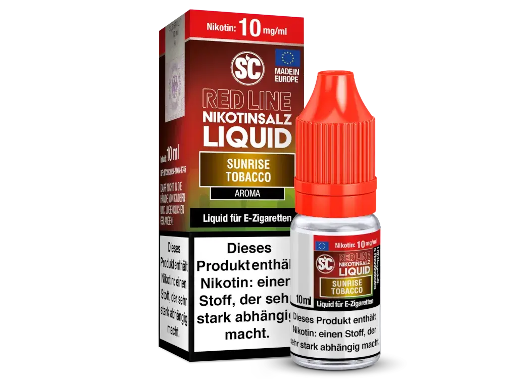 SC Red Line - Sunrise Tobacco 10ml Nikotinsalz Liquid