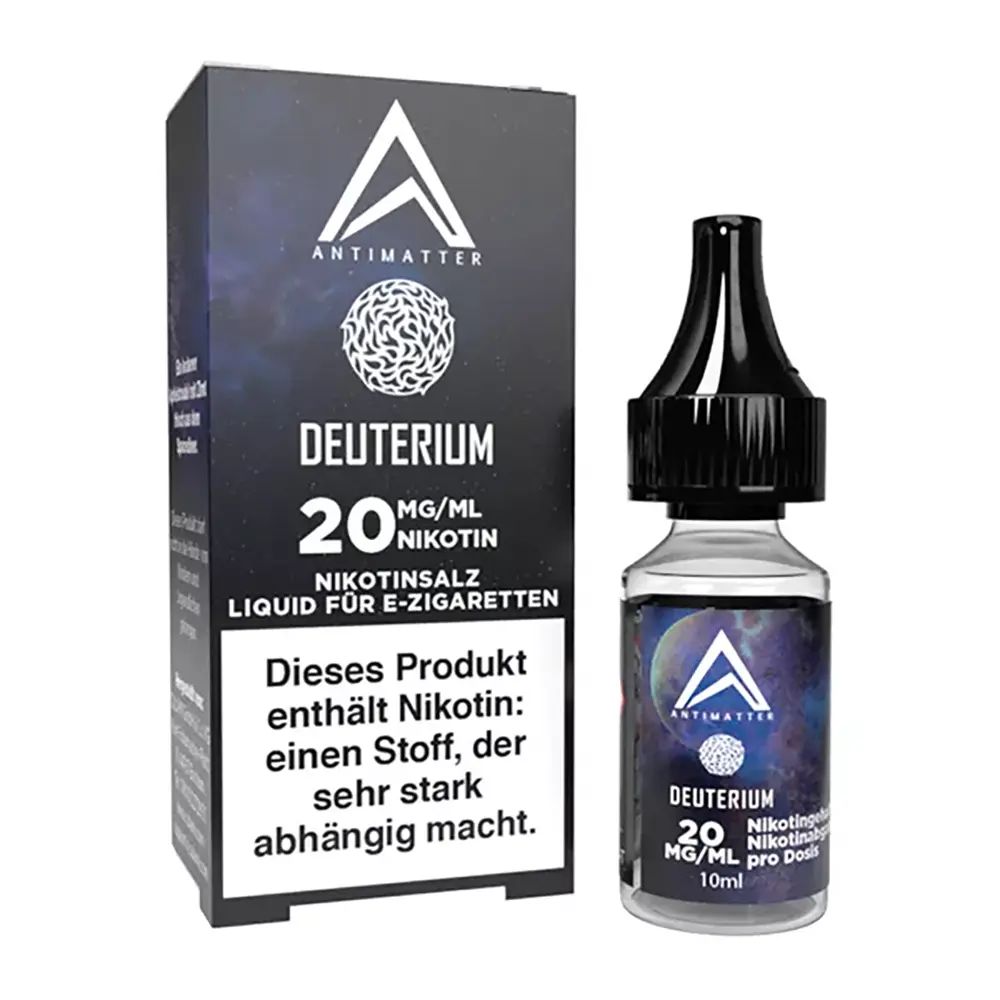 Antimatter Nikotinsalz - Deuterium - Liquid 20mg Antimatter Nikotinsalz - Deuterium - Liquid 20mg