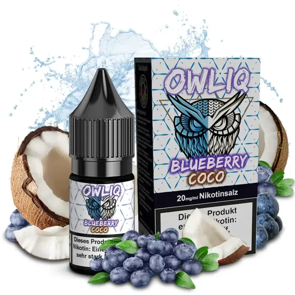 OWLIQ - Blueberry Coco 10ml Nikotinsalz Liquid