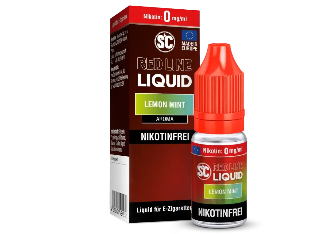 SC Red Line - Lemon Mint 10ml Nikotinsalz Liquid