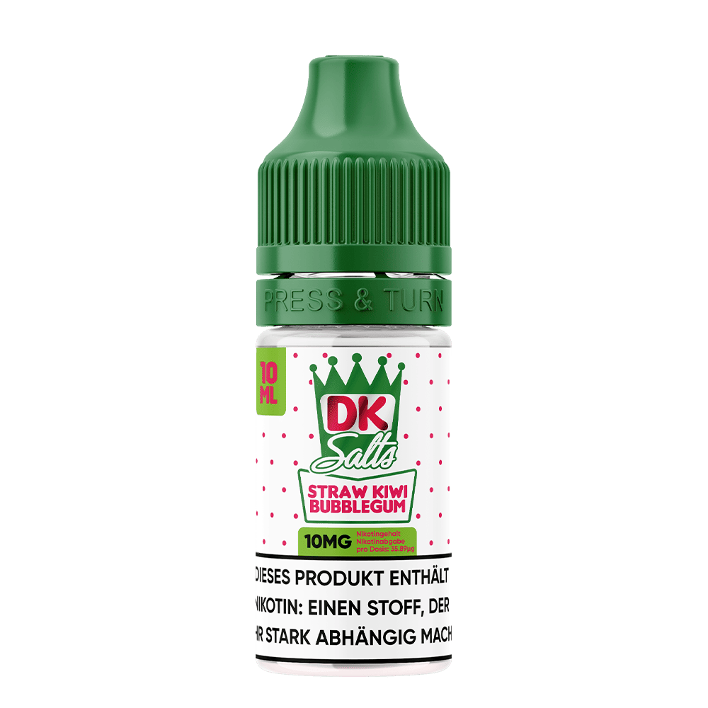 DK Salts Nikotinsalz - Straw Kiwi Bubblegum - Liquid 10mg 10ml  C