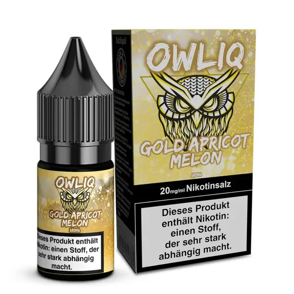 OWLIQ - Gold Apricot Melon 10ml Nikotinsalz Liquid