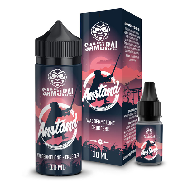 Samurai Anstand 10ml Aroma in 120ml Chubby  Samurai Anstand 10ml Aroma in 120ml Chubby
